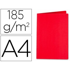 Classificador A4 Sem Ferragem 180grs Cartolina Vermelho 50 Unidades