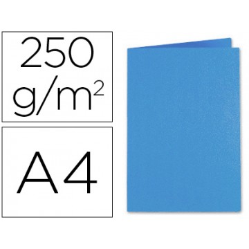 Classificador A4 Sem Ferragem 250Gr Cartolina Azul Escuro 