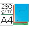 Classificador A4 Sem Ferragem 280Gr Cartolina Cores Sortidas 2 Abas 50 Und.