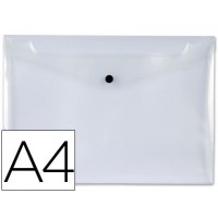 Envelope Plástico A4 com Mola Cristal - 1 Unidade