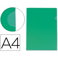 Capa dossier A4 Polipropileno Verde Translúcido