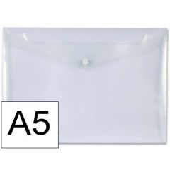 Envelope Plástico A5 Transparente Com Mola - 1 Unidade