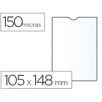 Bolsa Plástica 148x105mm 150 Microns PVC 25 Unidades Q-Connect 