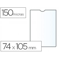Bolsa Plástica 74x105mm 150 Microns PVC 25 Unid. Q-Connect