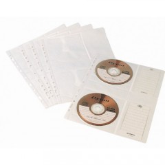 Bolsa Catálogo A4 Para 4 CD ou DVD Pack 10 Unidades