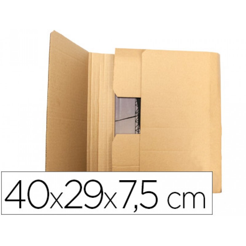 Caixa Para Embalagem - Livro 40X29X7,5cm Q-Connect 5 Unidades