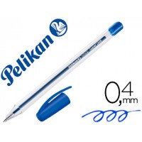 Esferográfica Pelikan Stick Super Soft Azul Caixa 50 Unidades