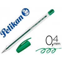 Esferográfica Pelikan Stick Super Soft Verde Caixa 50 Unidades