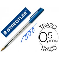 Esferográfica Stick Staedtler Azul Caixa 50 Unidades