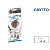 Lápis de Cor Giotto Com 12 Stilnovo Skin Tones