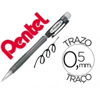 Lapiseira 0,5mm Pentel AX105 Fiesta Preta 12 Unidades