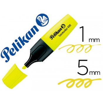 Marcador Fluorescente Textmarker Pelikan 490 Amarelo 10 Unid.