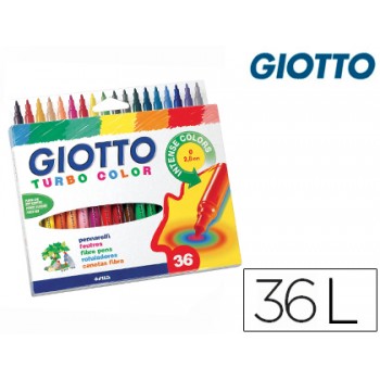 Marcador Giotto Turbo Color Com 36 Unidades