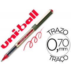 Marcador 0.7mm Roller Uni Ball UB-157 Vermelho 12 Unidades
