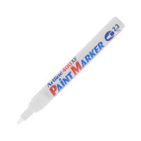 Marcador Permanente 2,3mm Branco Paint Marker Artline 400XF - 1 Unid.