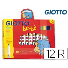 Marcador Giotto Bebé 12+2 Unidades