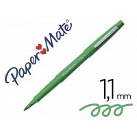 Marcador 1,1mm Flair Nylon 3104 Paper Mate Verde 1 Unidade