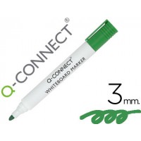 Marcador Quadro Branco 3mm Verde Ponta Redonda Q-Connect - 1 Unidade