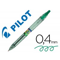 Esferográfica Pilot Ecoball Plástico Reciclado Tinta Óleo Verde 10 Unid.