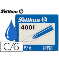 Cartucho de Tinta Pelikan Azul-Caixa de 6 unidades 