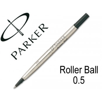Carga Esferográfica Parker Roller Ball Fine Preta 