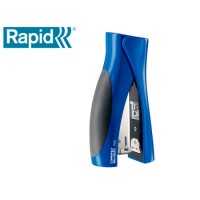 Agrafador 20 Folhas 24/6 e 26/6 Plástico Rapid Vertical Ultimate F20 Azul