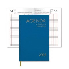 Agenda Comercial e Industrial 2023 185X290mm Azul