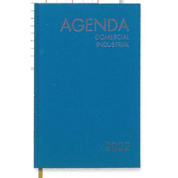 Agenda Comercial e Industrial 2022 185X290mm Azul