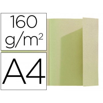 Classificador A4 Cartolina 160grs com Abas Interior Verde 100 Unidades