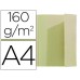 Classificador A4 Cartolina 160grs com Abas Interior Verde 100 Unidades