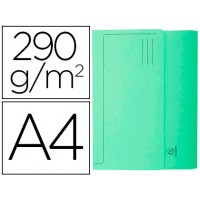 Classificador A4 Cartolina 290gr Bolsa e Aba Fole Verde 50 Und