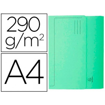 Classificador A4 Cartolina 290gr Bolsa e Aba Fole até 32mm Verde 50 Und