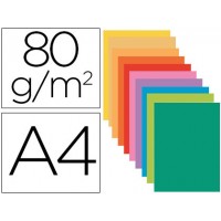 Classificador A4 Cartolina 80grs Cores Sortidas 100 Unidades