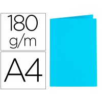 Classificador A4 Sem Ferragem 180grs Cartolina Azul Celeste 50 Unidades