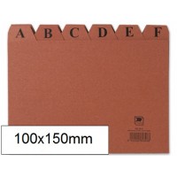 Índices para Ficheiro Cartão 520gr 100x150mm