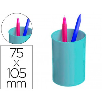 Copo Porta Lápis Ecogreen Plástico 100% Reciclado e Reciclável Azul Pastel