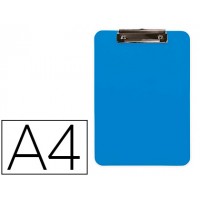 Porta Notas Prancheta Com Mola A4 Plástico Azul Q-Connect