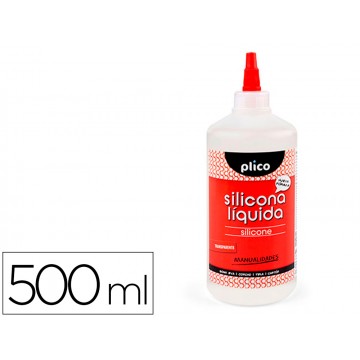 Cola de Silicone Liquido Frasco 500ml Plico - 1 Unidade