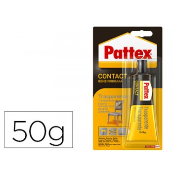 Cola Pattex Contacto Transparente 50grs - 1 Unidade
