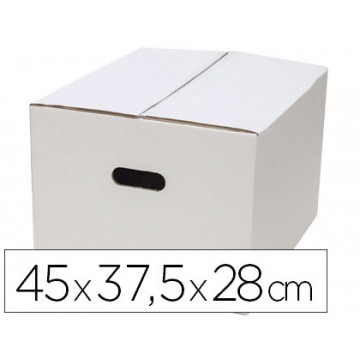 Caixa Para Embalagem Branca Com Asas Cartão Duplo 45x28cm 15 Unid