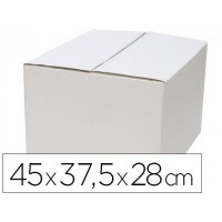 Caixa Para Embalagem Branca Regulável em Altura Duplo Canal 45x28cm