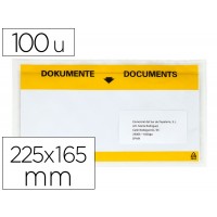Envelope Auto Adesivo 225X165mm Multilinguas Com Janela 100 Und
