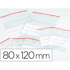 Bolsa Plástica Minigrip com Zona de Escrita 80x120mm 1000 Unidades
