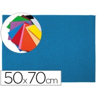 Folha Borracha Eva (esponja) 50X70cm 2mm Textura Toalha Azul 10 Unidades