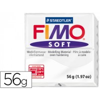 Pasta Modelar Fimo Soft 56gr Branco Staedtler