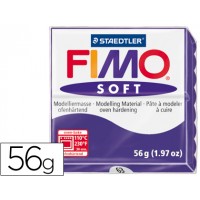Pasta Modelar Fimo Soft 56gr Violeta Escuro Staedtler