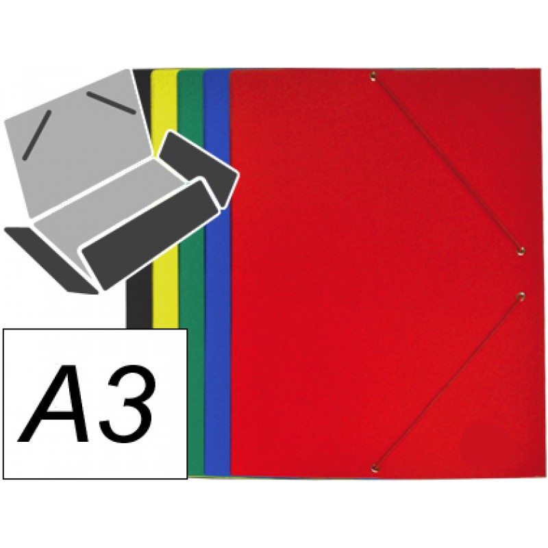 Capa A3 Com Elásticos Cartão Cor Sortidas