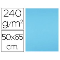 Cartolina 50X65cm 240Grs Azul Celeste 25 Unidades