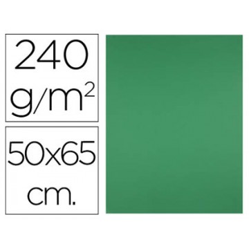 Cartolina 50X65cm 240Grs Verde 25 Unidades