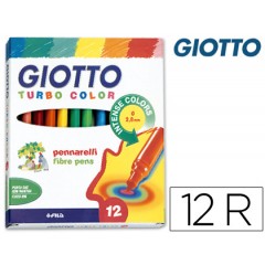 Marcador Giotto Turbo Color Com 12 Unidades